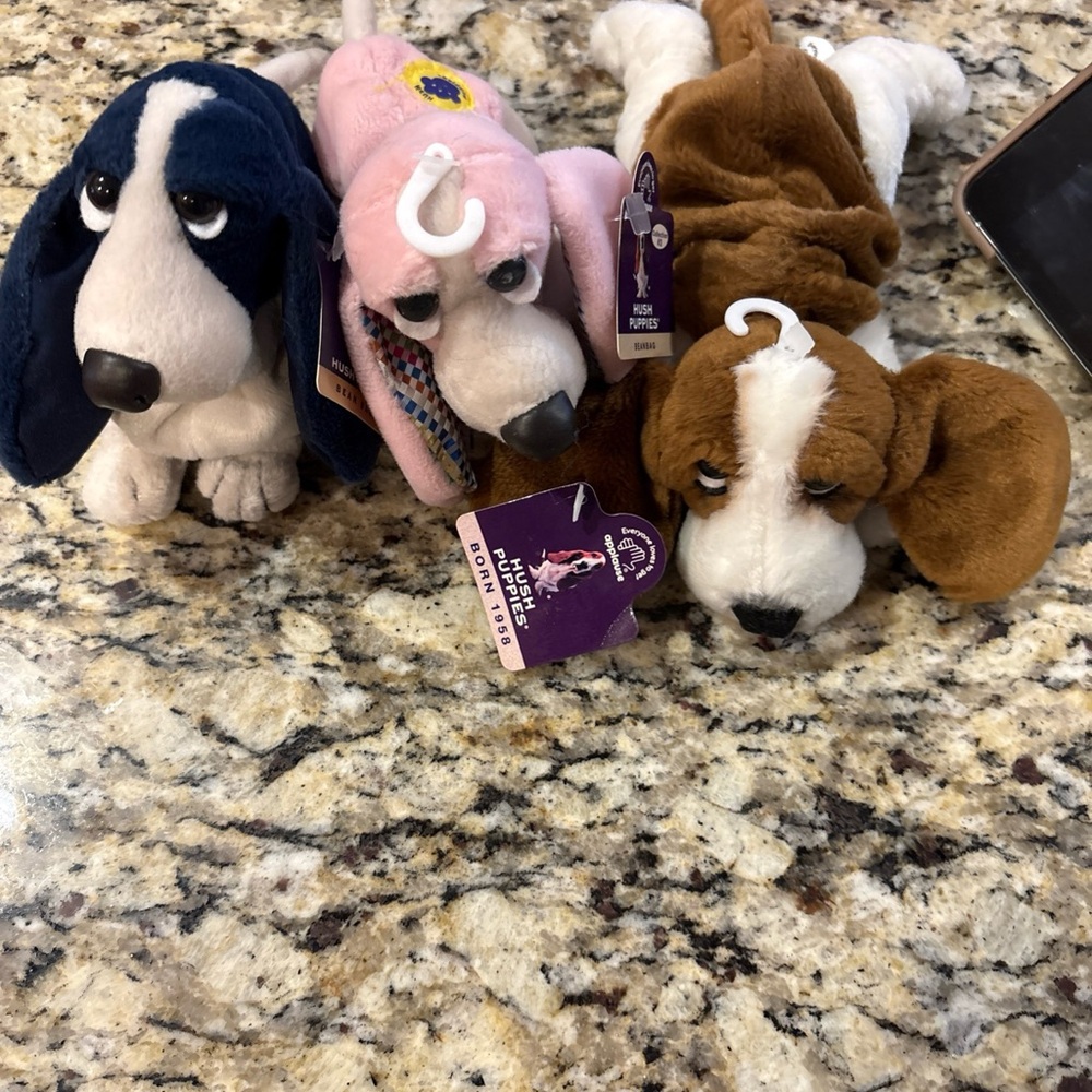 Hush Puppies Blue and Pink Dog Toy